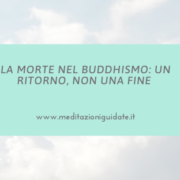 meditazione buddhismo